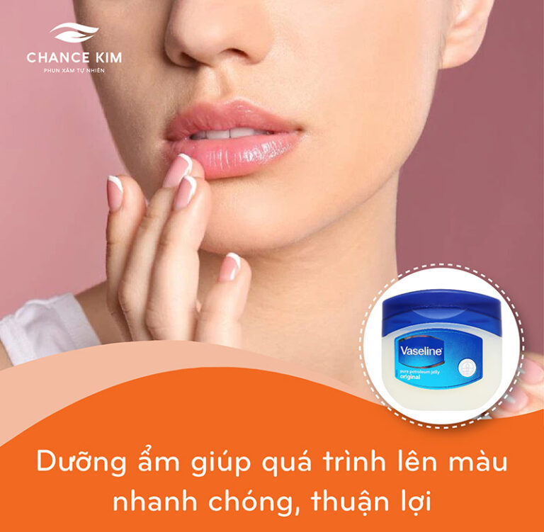 Phun môi collagen bao lâu thì lên màu Chance Kim