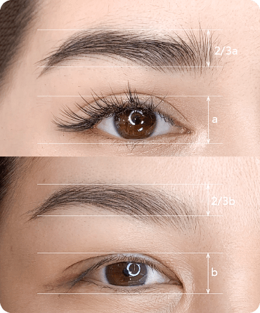 cách chọn dáng mày khi tạo sợi flybrows