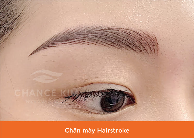 Chân mày làm đẹp bằng công nghệ Hairstroke