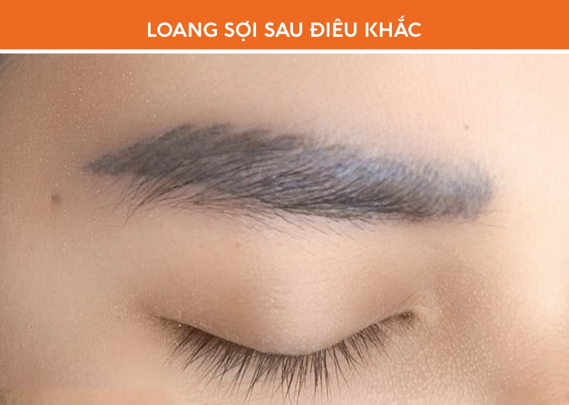 Loang sợi sau điêu khắc