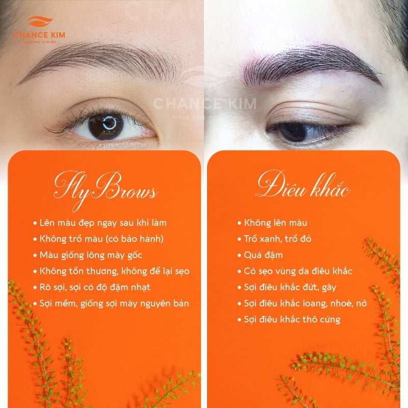 Ưu nhược điểm điêu khắc lông mày FlyBrows