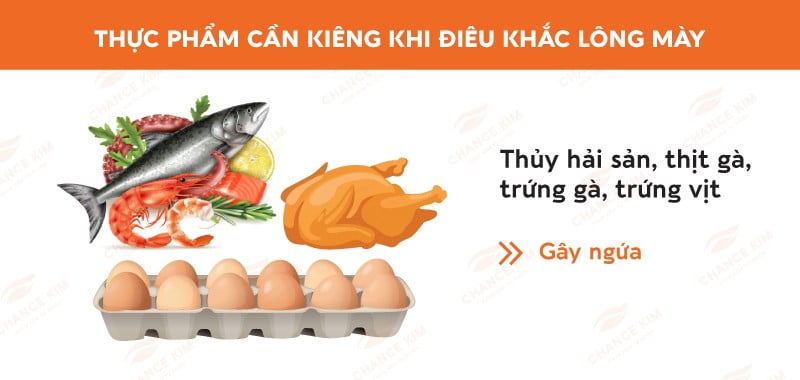 Điêu khắc lông mày cần kiêng gì?