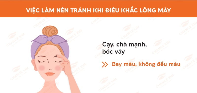 Điêu khắc chân mày cần kiêng gì? Hành động cạy, chà mạnh hay tự bóc vảy đều sẽ ảnh hưởng tiêu cực tới chân mày sau điêu khắc