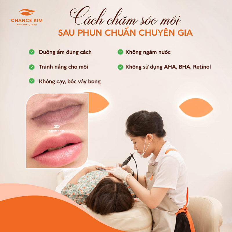 Gợi ý những cách để chăm sóc môi sau phun collagen hiệu quả, an toàn