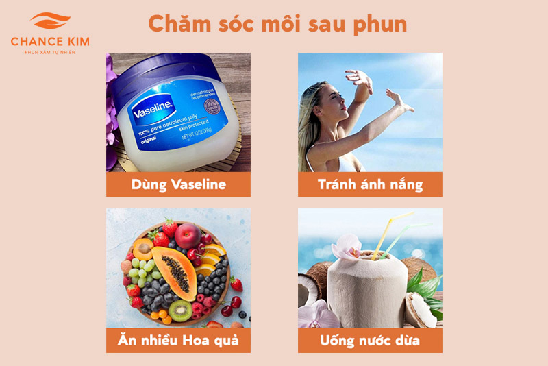 Chăm sóc môi sau phun đúng cách sẽ giúp môi lên màu đều, đẹp, nhanh chóng