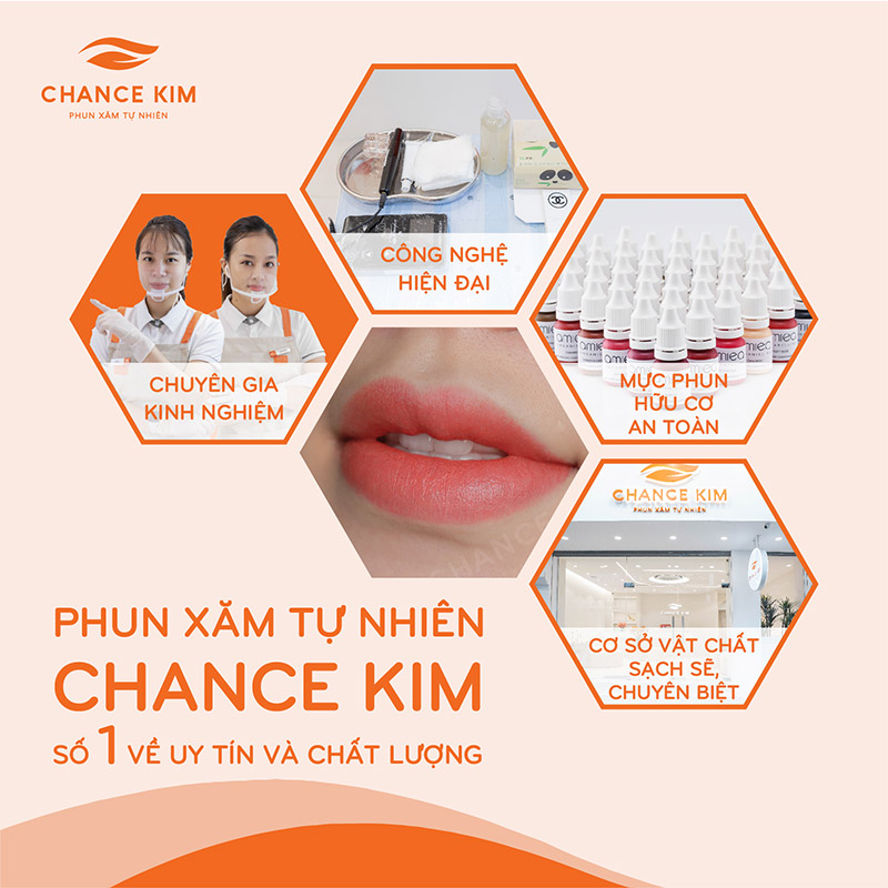 Chance Kim là địa chỉ phun môi uy tín hàng đầu hiện nay