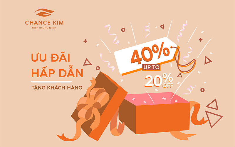 Chance Kim có rất nhiều ưu đãi dành cho khách hàng