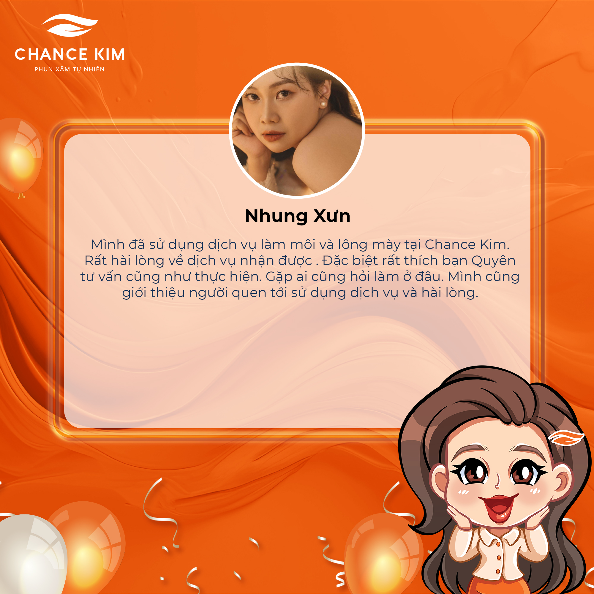 làm lông mày tại Chance Kim