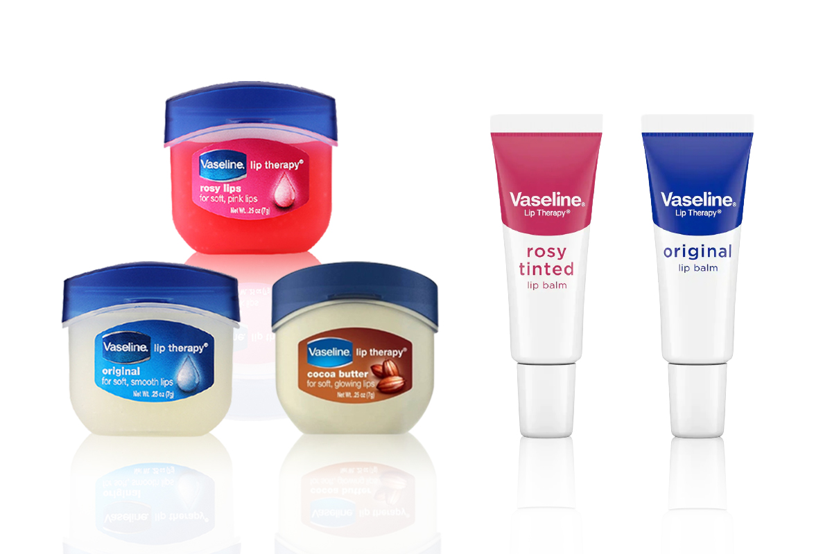 vaseline trị thâm môi